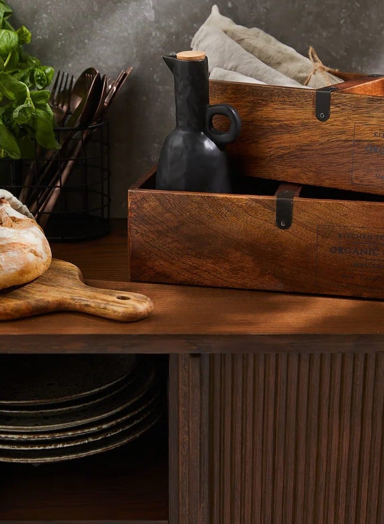 Premium Wooden Food Box  - Image 1