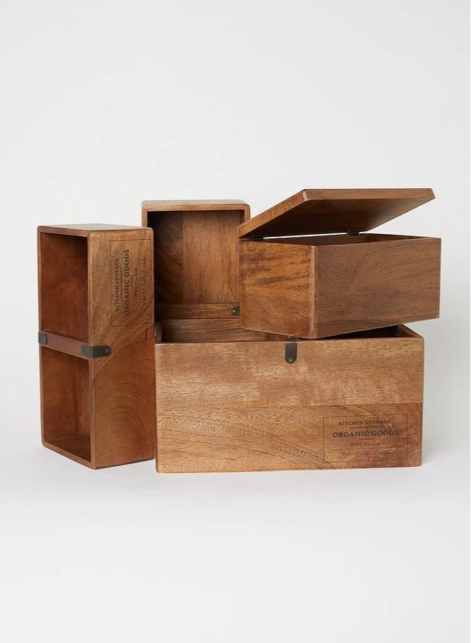 Premium Wooden Food Box  - Image 3