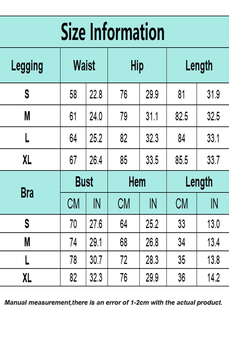 general Yoga Set Women Sport Bra Fitness Leggings Tracksuits 2 Pieces Gym Suit Sportswear - Image 5