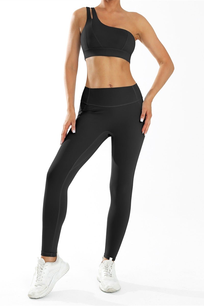 general Yoga Set Women Sport Bra Fitness Leggings Tracksuits 2 Pieces Gym Suit Sportswear - Image 1