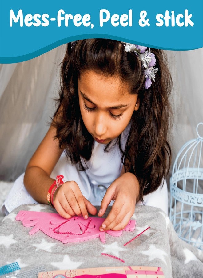 jackinthebox Princess Themed Arts and Crafts for Girls - Make a Cape, Tiara and Wand, Best Gift for Girls Ages 5 6 7 8 Years, 3 Craft Projects in 1 Box - Image 5