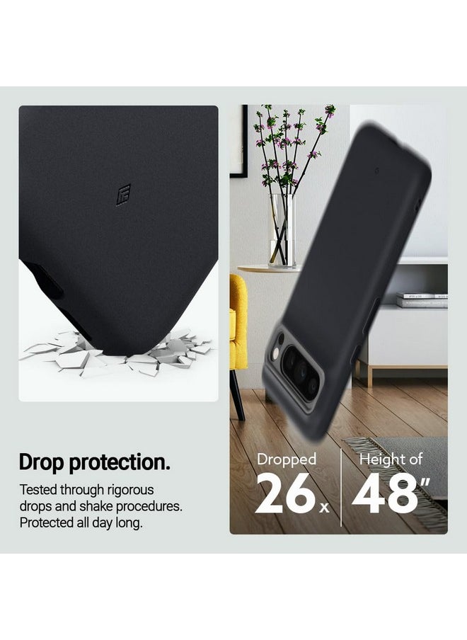 Caseology - CASEOLOGY by Spigen Nano Pop Back Cover Case Compatible with Google Pixel 8 Pro, [Two Tone Colour], Google Pixel 8 Pro Case with Military Grade Drop Protection (TPU and PC | Black Sesame) - Image 1