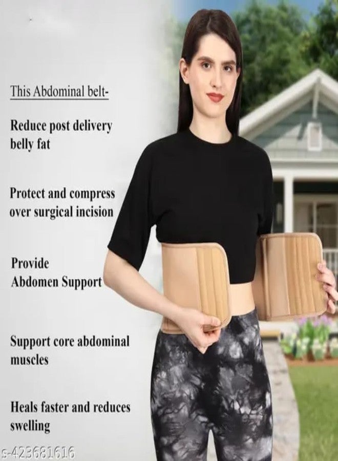 MEDTRIX Abdominal Belt Waist Support Back Support Back & Abdomen Beige - Image 3