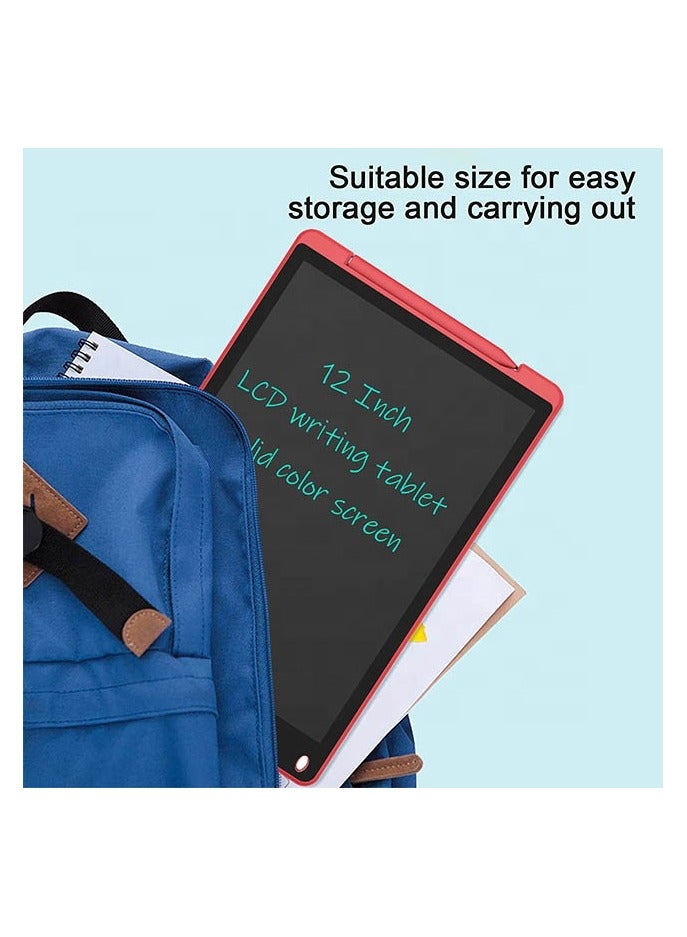 Generic 12-Inch LCD Writing Tablet – Eco-Friendly Electronic Drawing & Writing Pad for Kids and Adults – Paperless Digital Board for Practice, Doodles & Notes - Multicolor - Image 3