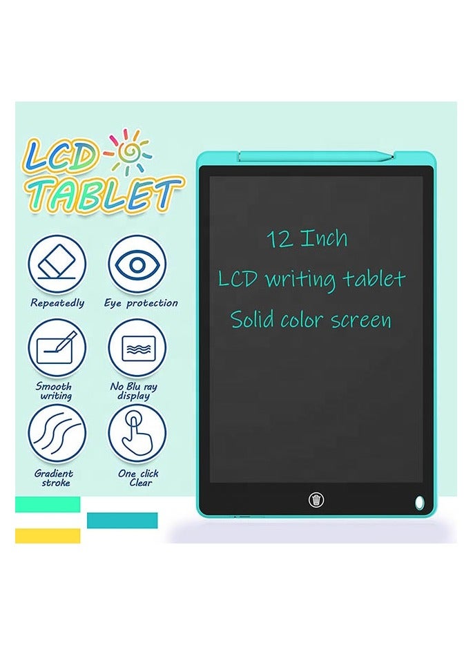 Generic 12-Inch LCD Writing Tablet – Eco-Friendly Electronic Drawing & Writing Pad for Kids and Adults – Paperless Digital Board for Practice, Doodles & Notes - Multicolor - Image 5
