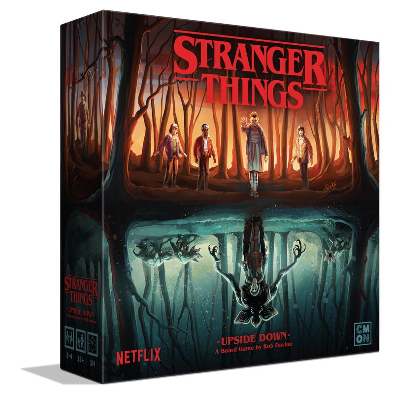 Asmodee Stranger Things Upside Down Board Game | Strategy Tabletop Miniatures Game | Cooperative Game for Kids and Adults | Ages 12+ | 2-4 Players | Average Playtime 60 Minutes | Made by CMON - Image 1