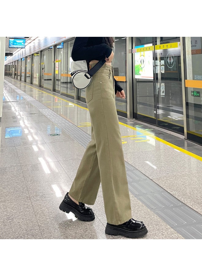 TonLion high-waist Button-front Wide-leg Pants - Flattering & Versatile Casual Trousers - Image 5