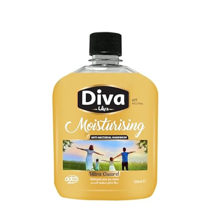 Diva Moisturising Hand Soap, Ultra Guard, pH Neutral, 500ml