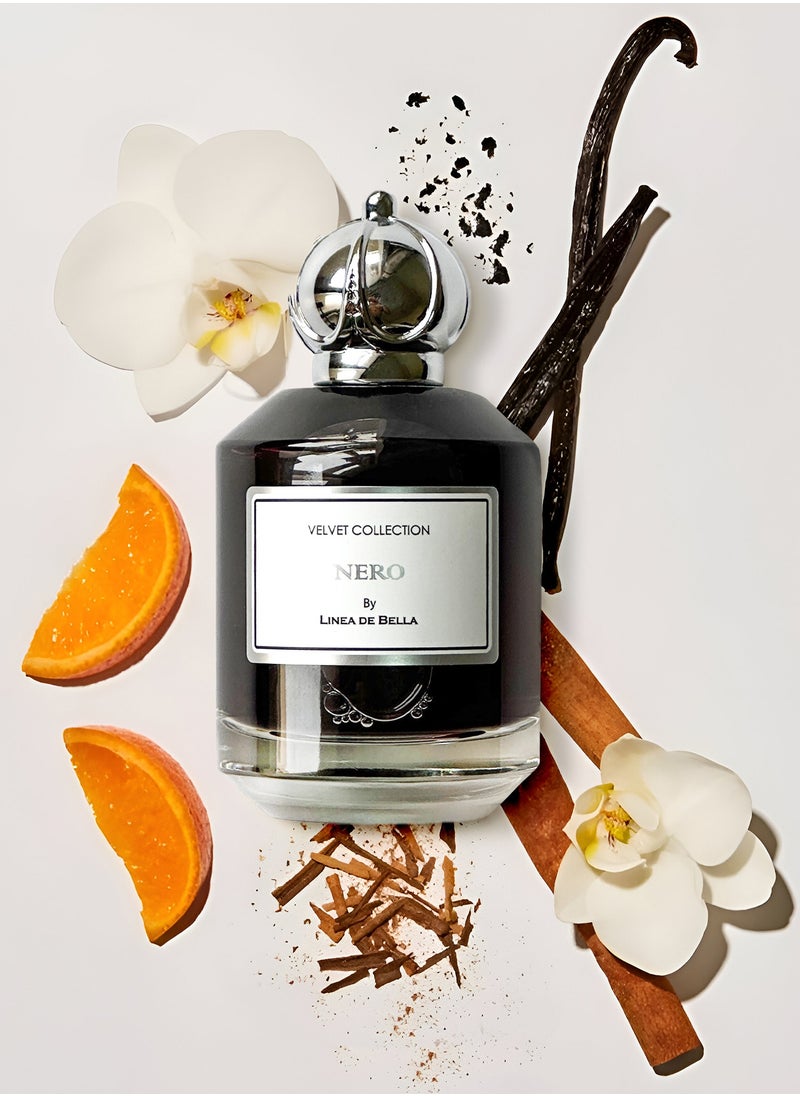 Linea De Bella Premium Velvet Nero – Long Lasting Perfume for Women & Men | Sensual Unisex EDP 100ml  - Image 3