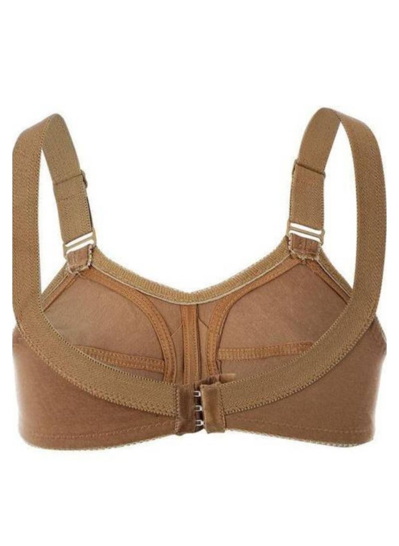 لاسو Lasso حمالات صدر قطن حزام مطاط غير مبطنه بدون سلك عاليه الجوده – 3قطع – الوان ( اسود - احمر- بيج )  - Image 5