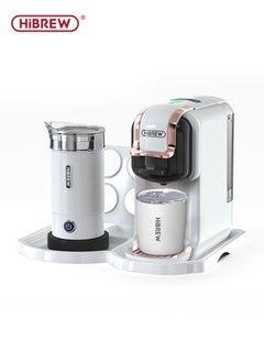 HiBREW HiBREW 5 in 1 Multiple Capsule Coffee Machine Hot/Cold DG Cappuccino 19Bar Milk Frother Frothing Foamer H2B+M1A  - Image 1