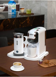 HiBREW HiBREW 5 in 1 Multiple Capsule Coffee Machine Hot/Cold DG Cappuccino 19Bar Milk Frother Frothing Foamer H2B+M1A  - Image 5