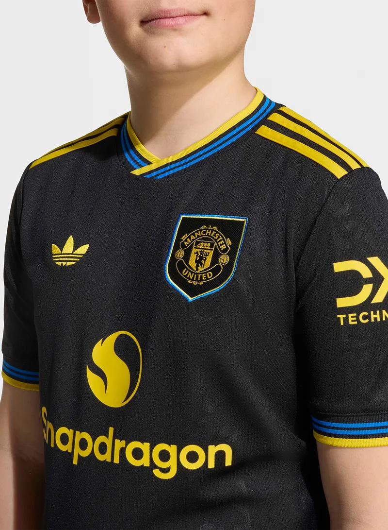 Adidas Youth Manchester United 25/26 Third Jersey