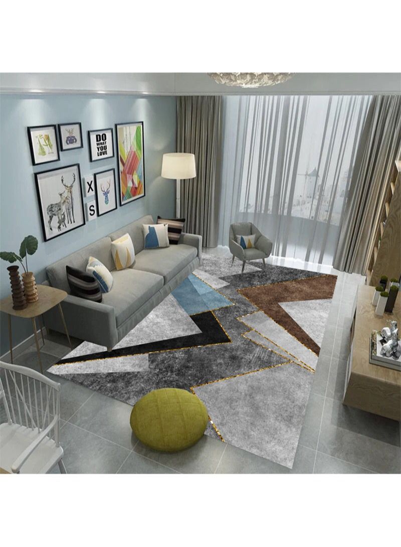 Sharpdo Modern Style Area Rug Non-Slip Super Soft Touch Living Room Bedroom Kitchen Decoration Of Carpet Floor Rug Rectangular 160x230cm - Image 1