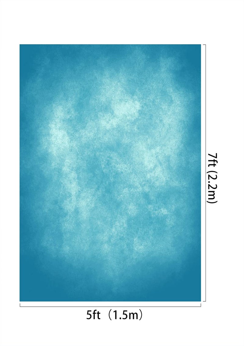 Kate 1.5x2.2m Blue Portrait Backdrops Abstract Blue Photography Backgrounds Vintage Backdrops - Image 2