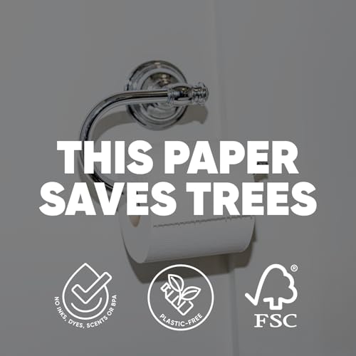 Save Trees Bamboo Toilet Paper - 12 Rolls Of Organic Toilet Paper, 3-ply, 300 Sheets Per Roll - PFAS Free, FSC Certified, Plastic Free, Vegan & Chemical Free Bamboo TP - Image 5