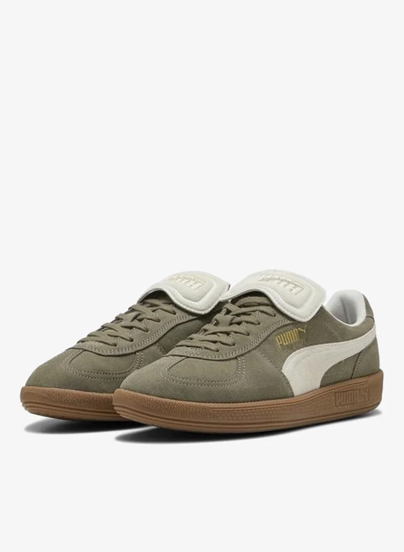 Puma Velvet Moss-Warm White Palermo PREMIUM Suede Sneakers Unisex  | Best Price UAE