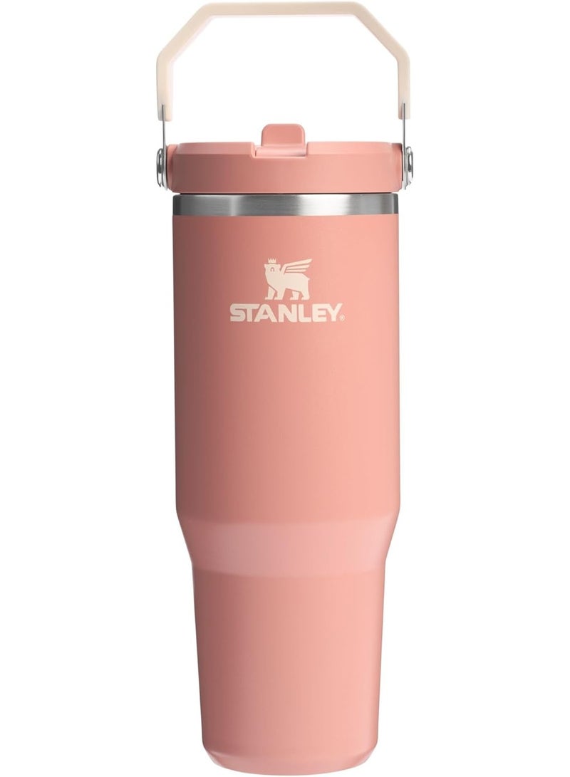Stanly Stanley Ice Flow 2.0 Collapsible Shopping Cup with Handle, 30 oz Capacity | Flip-Open Lid | Leakproof Water Bottle | Insulated Stainless Steel | BPA Free | - Image 1