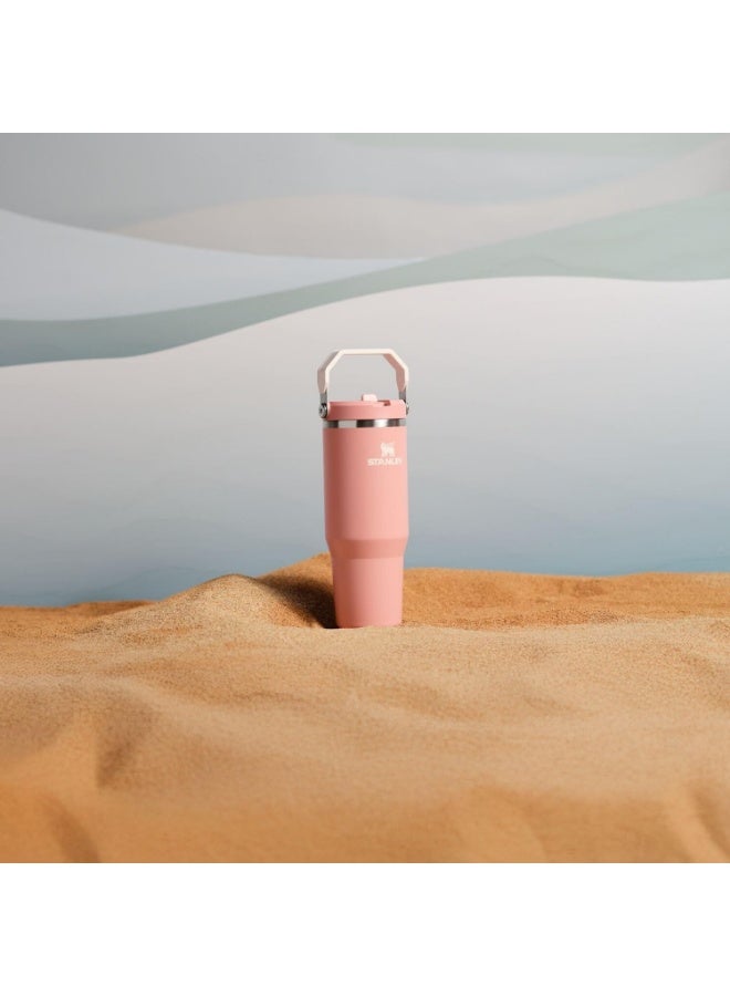 Stanly Stanley Ice Flow 2.0 Collapsible Shopping Cup with Handle, 30 oz Capacity | Flip-Open Lid | Leakproof Water Bottle | Insulated Stainless Steel | BPA Free | - Image 2