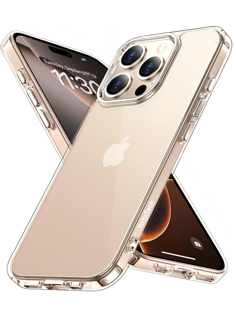 ELTRAZONE iPhone 16 Pro Max Case 6.9" – Slim Clear Shockproof Bumper with Anti-Yellowing & Military-Grade Protection - Image 1