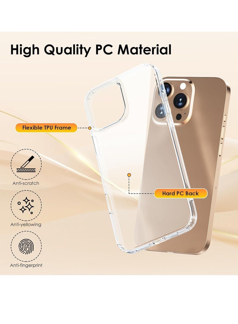 ELTRAZONE iPhone 16 Pro Max Case 6.9" – Slim Clear Shockproof Bumper with Anti-Yellowing & Military-Grade Protection - Image 3