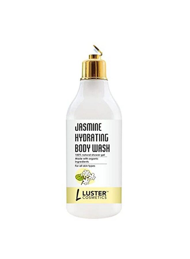 LUSTER Cosmetics Jasmine Hydrating Body Wash Shower Gel ; 100% Natural Moisturizer ; Deeply Hydrates ; Paraben Free 300Ml - Image 3