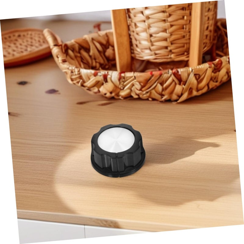 2Pcs Black Plastic Replacement Control Knobs for Air Fryer Oven Heat Insulated Oilproof - Image 5