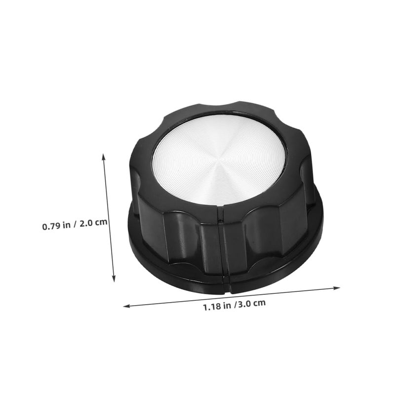 2Pcs Black Plastic Replacement Control Knobs for Air Fryer Oven Heat Insulated Oilproof - Image 3