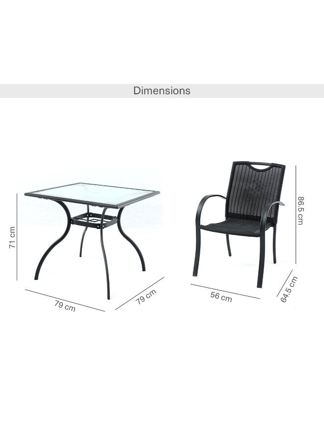 Anton Outdoor Dining Set 1+4 - Black - pzsku/Z7A19D3A10EDBA72B4F01Z/45/_/1728554263/dcc92d05-eba4-435e-adf7-a2e5f98e895a