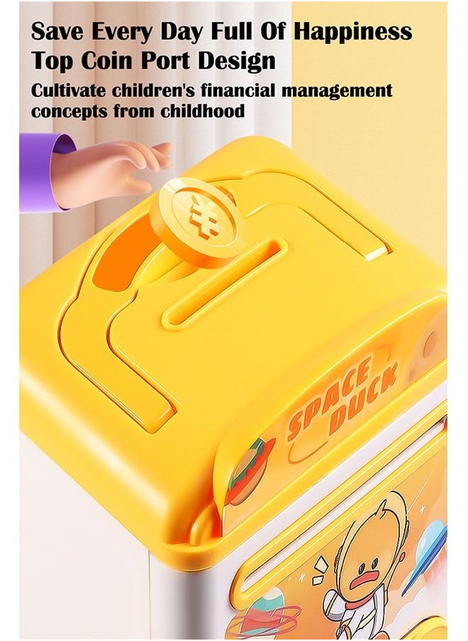 ZCM-HAPPY Mini Simulation Password Fingerprint Induction Piggy Bank Electronic Money Bank Coin Cash Savings Box  - Image 5