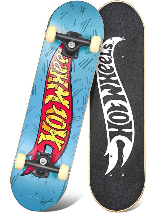 Spartan Hot Wheels Logo 28" Skateboard