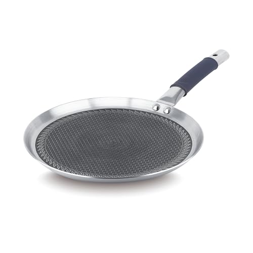 Classic Steels Hexa Comb Triply Dosa Tawa 30cm | 2.5mm Thick, Non-Stick, Induction & Gas Compatible, Stainless Steel Dosa Tawa for Crispy Dosas & Healthy Cooking | Durable Stay Cool Silicon Handle - Image 1