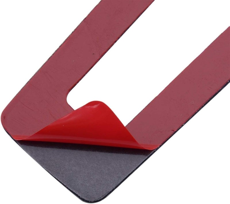 QASULER Carbon Fiber Steering Wheel Button Cover for Ford Mustang - Image 3