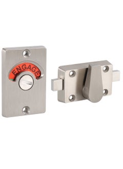 Indicator Privacy Bolt,Stainless Steel Bolt Door Lock Indicator Bolt Vacant/Engaged Bathroom WC Public Restroom Toilet Privacy Partition Door Lock Latch