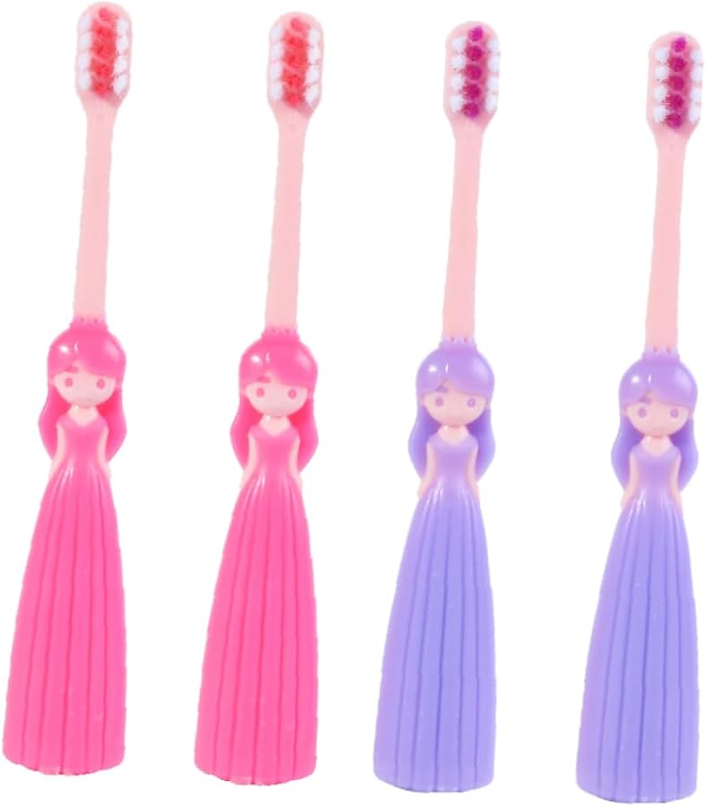 4Pcs Soft Bristle Toddler Toothbrushes Ergonomic Design For Boys And Girls - Image 2