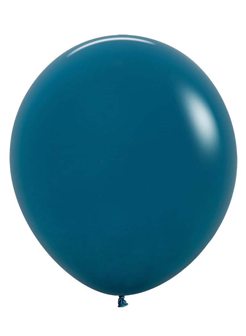 Sempertex Assorted Color Latex Balloons  Vibrant Balloons in Various Colors Perfect for Birthdays Parties Weddings and Celebrations Durable and Easy to Inflate for Fun Event Decorations (Blue Clr) - Image 1