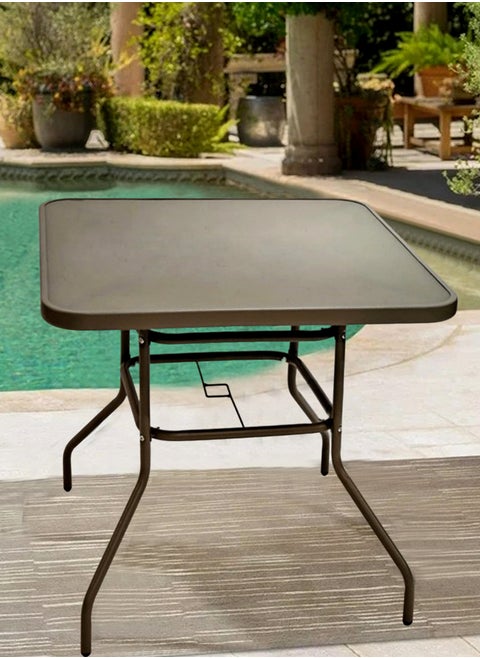Patio Square Table Outdoor Pool Garden 80*70 CM