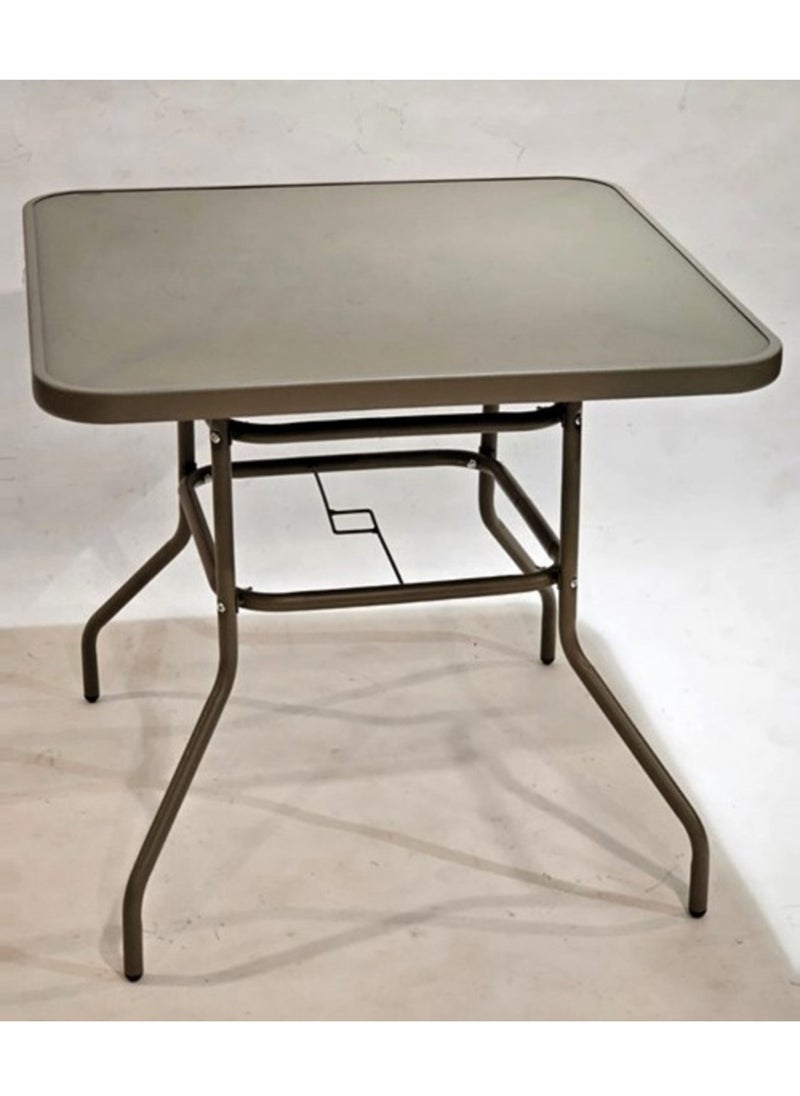 Living - Patio Square Table Outdoor Pool Garden 80*70 CM - Image 1