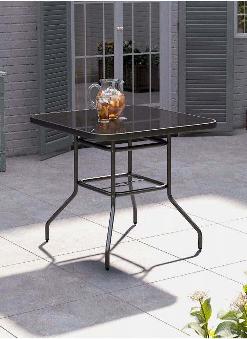 Living - Patio Square Table Outdoor Pool Garden 80*70 CM - Image 1