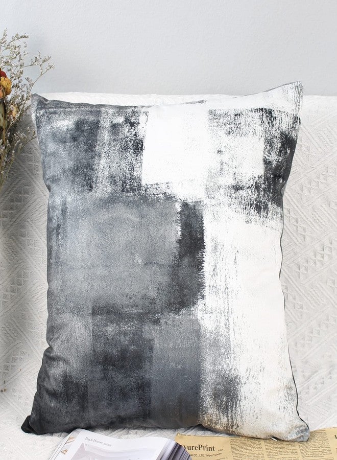 OYIMUA Gray Throw Pillow Covers 20x20,Modern Abstract Gray and White Couch Pillow Covers,Decorative Accent Pillow Cover,Square Pillow Cases for Sofa Living Room Bedroom Set of 2 - Image 5