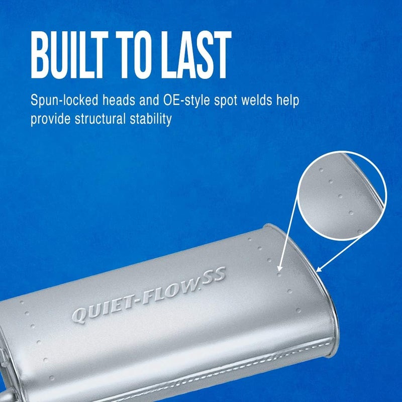 Walker Exhaust Quiet-Flow SS 54882 Direct Fit Exhaust Muffler Assembly - Image 4