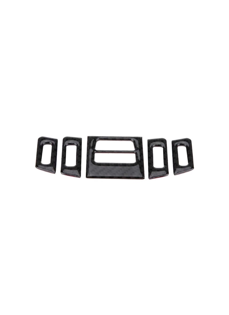Generic - Carbon Fiber Car Interior Air Conditioner Outlet Panel Frame Cover Trim for E90/92/93(B) - Image 1