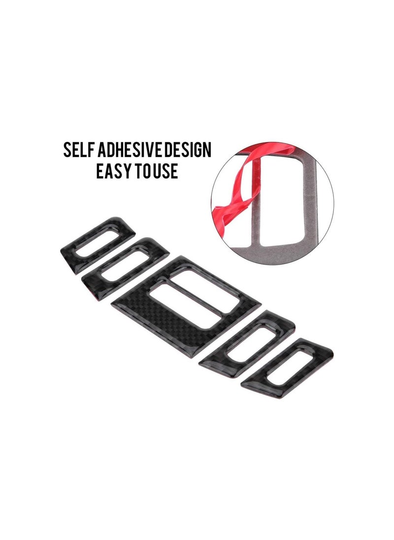 Generic - Carbon Fiber Car Interior Air Conditioner Outlet Panel Frame Cover Trim for E90/92/93(B) - Image 1