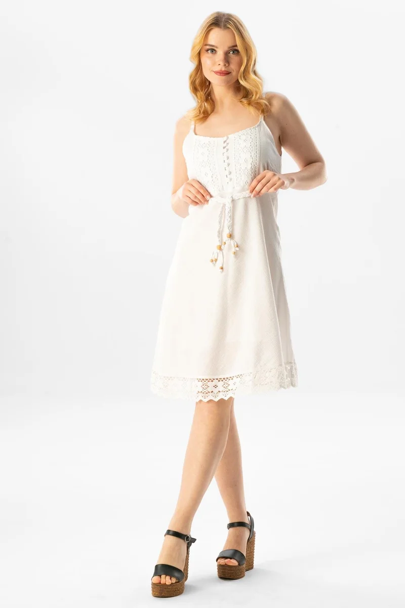 اليش شيل بيزي Eyelet Sundress