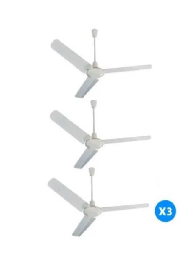 TORNADO Ceiling-Fan-Set of 3, 220V 20.4 kg TCF56WW White - Image 1