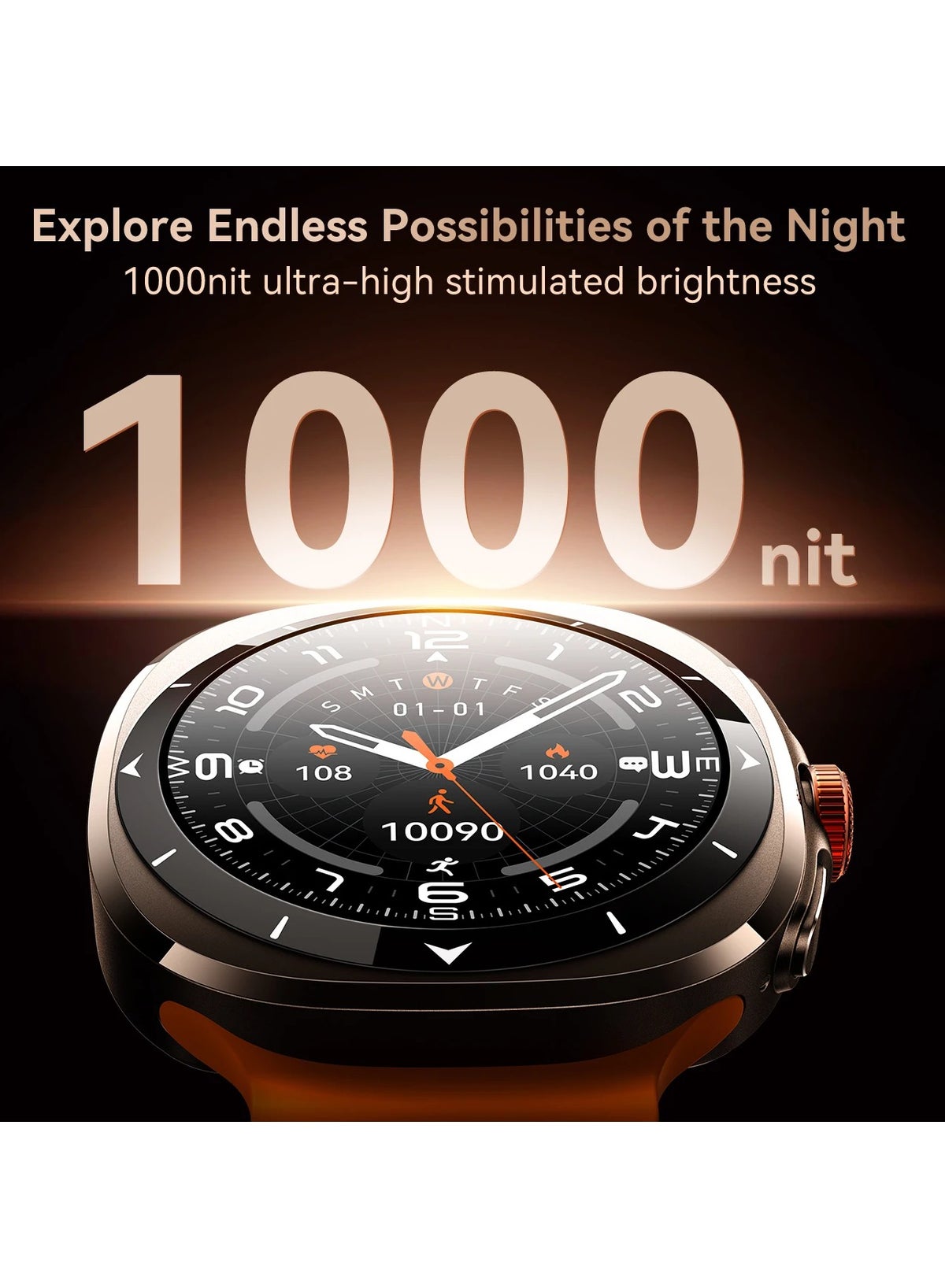 Joyroom Vanture Ultra Smart Watch 47Mm - Orange