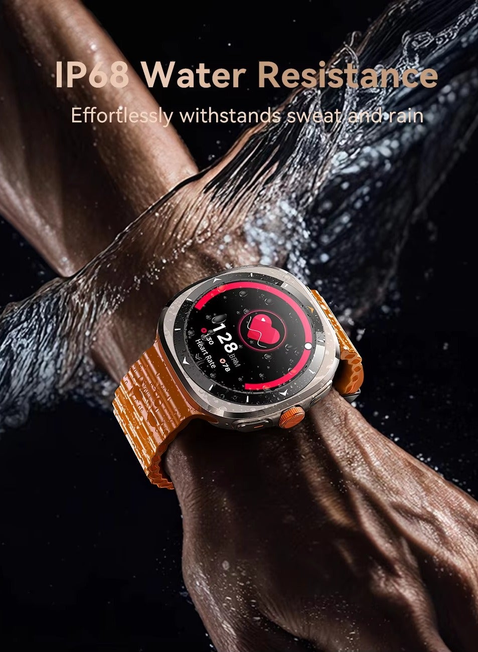 Joyroom Vanture Ultra Smart Watch 47Mm - Orange