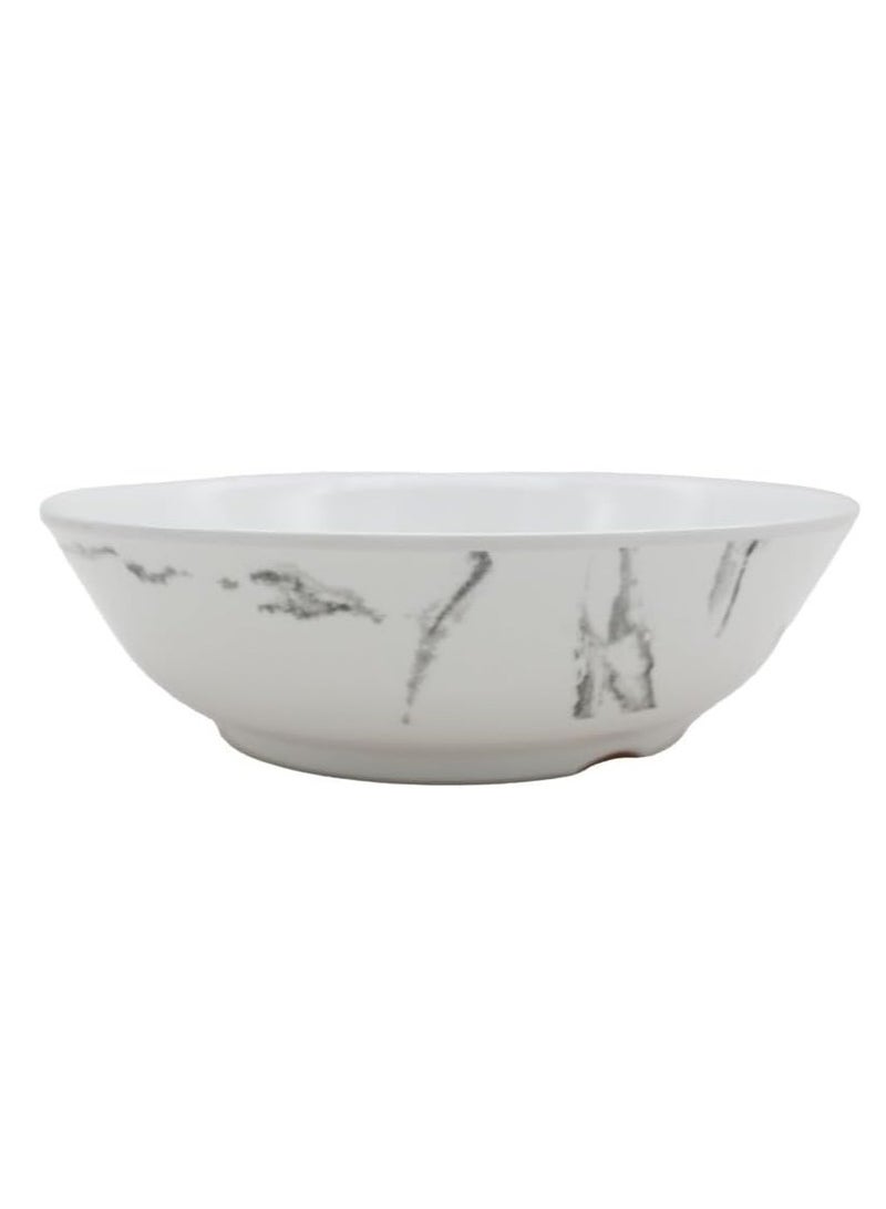 AKDC Melamine Serving Bowl White/Grey-19Cm - Image 3