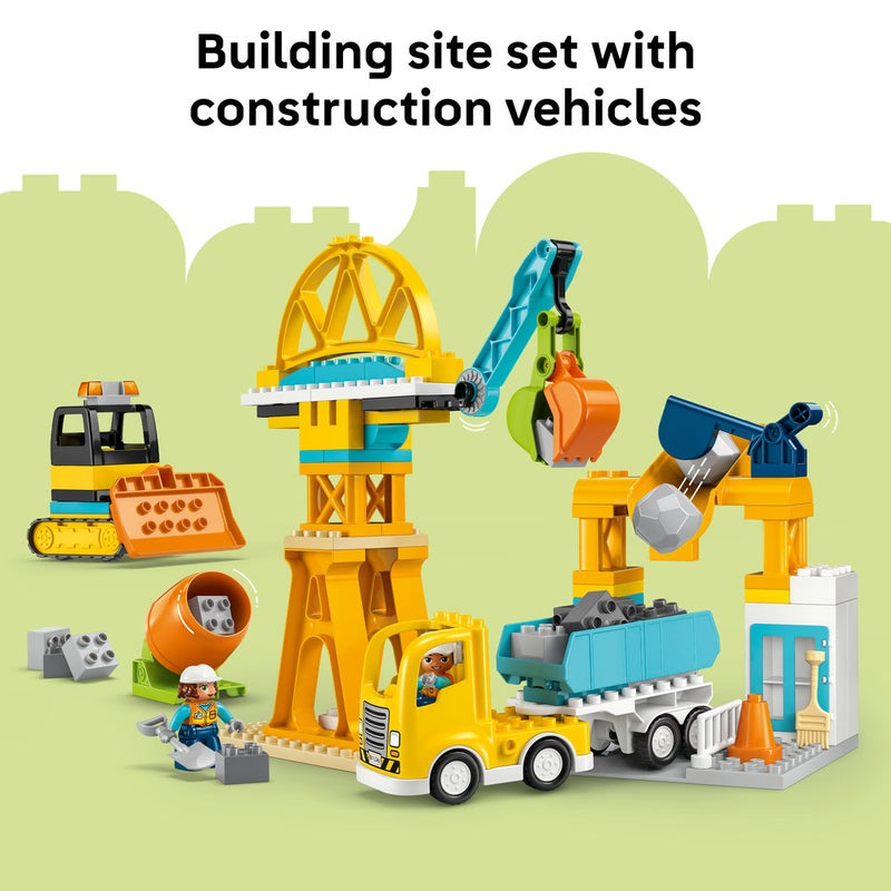 LEGO DUPLO 3 in 1 Construction Site and Vehicles Toy 10476 (Age 3+, 84 Pieces) - Image 5