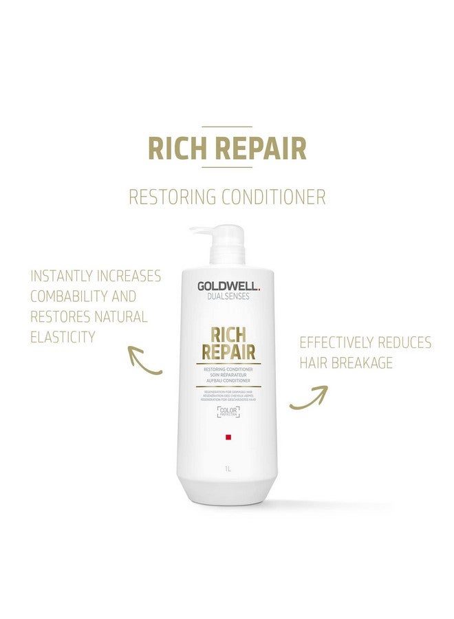 Goldwell Dualsenses Rich Repair Restoring Conditioner 1L - Image 2